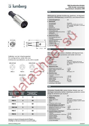 PKR 4 datasheet  